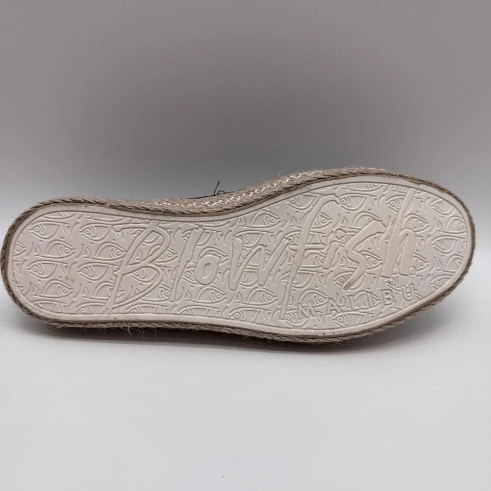 Blowfish Malibu Buenos Womens Oxfords Shoes Black EspadrilleSneakers Size 8.5